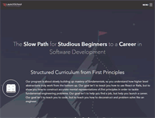 Tablet Screenshot of launchschool.com